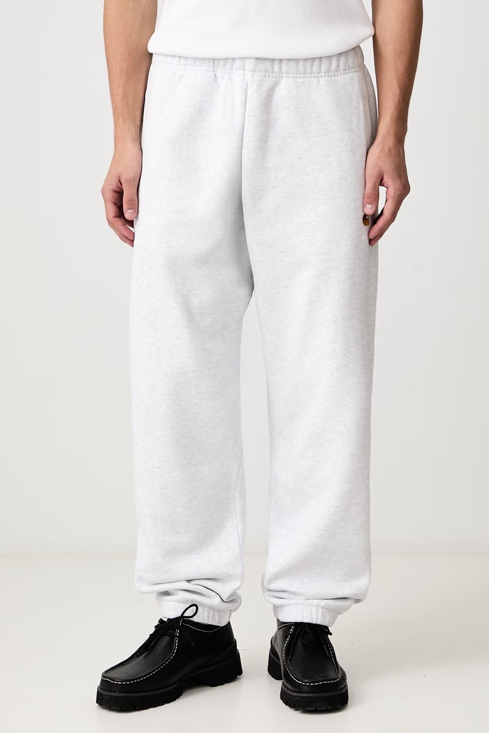 Carhartt WIP Chase спортивні штани з бавовною чоловічі сірий I037458.00JXX