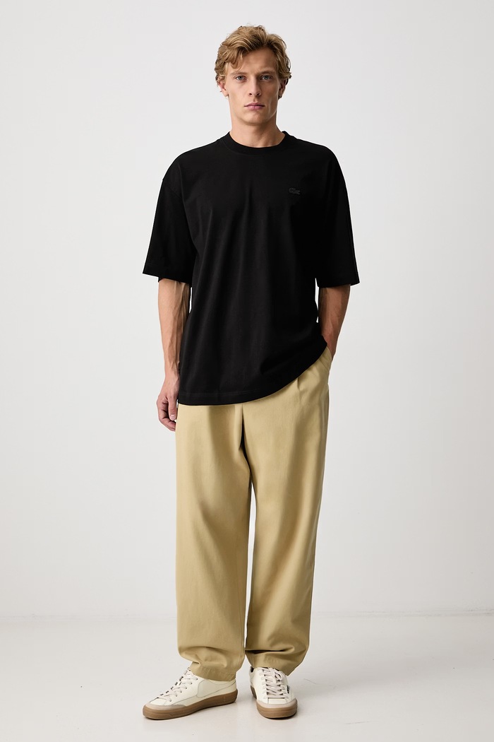 Maison Kitsuné Spodnie bawełniane męskie MRMWP08WW9137 zielony AW26