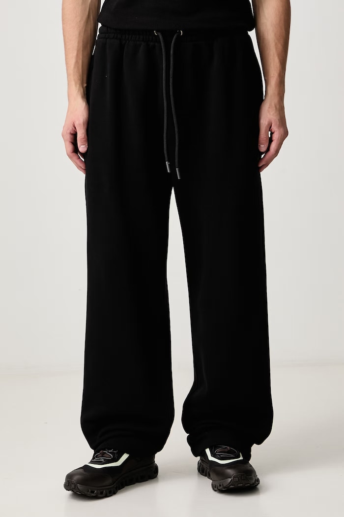 Off-White Bacco Arrow pantaloni de trening din bumbac pentru bărbați negru 44MCH05AF26F005001