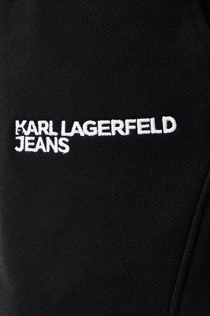 Tepláky pánské bavlněné Karl Lagerfeld Jeans B4M10080 černá