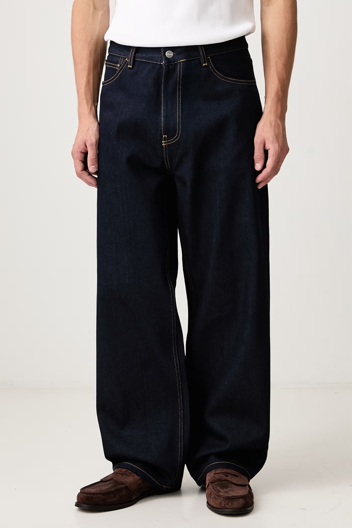 Carhartt WIP Payson Pant rifle relaxed fit pánske tmavomodrá I037534