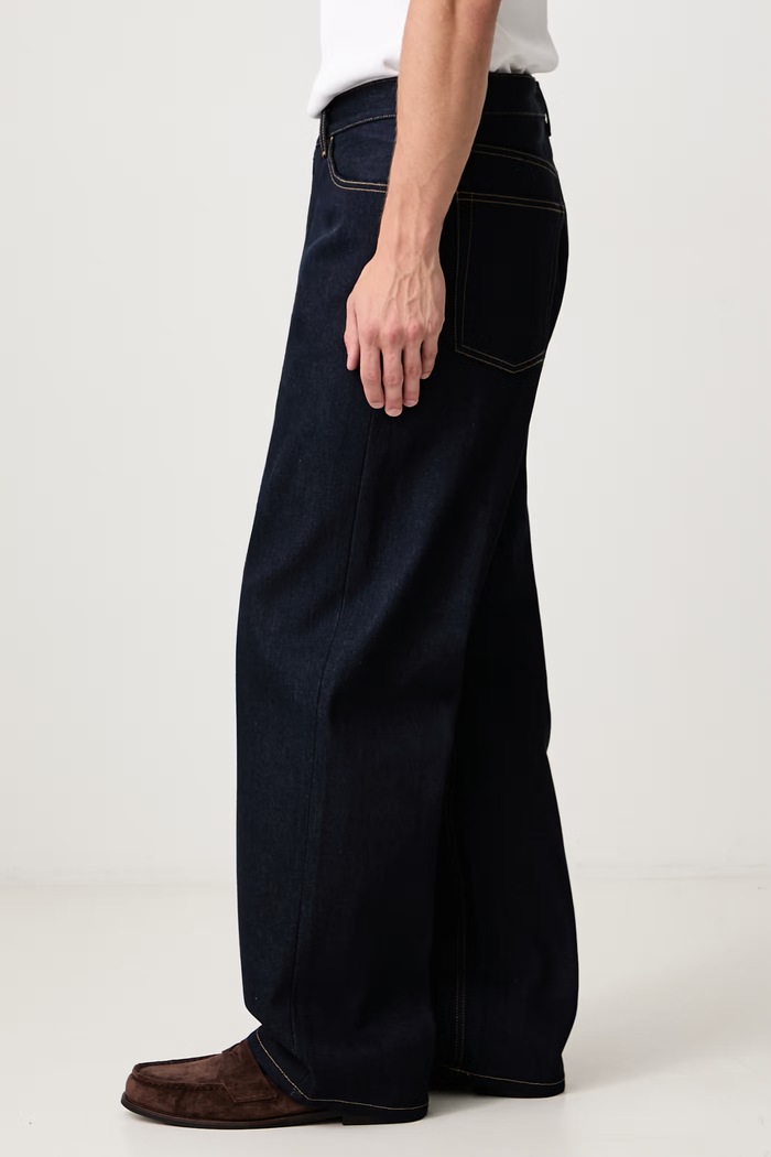 Payson Pant rifle relaxed fit pánske Carhartt WIP I037534 tmavomodrá