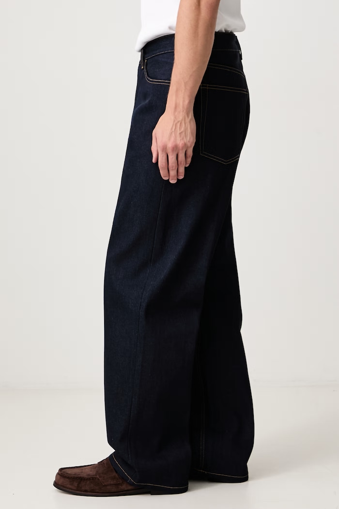 Payson Pant rifle relaxed fit pánske Carhartt WIP I037534 tmavomodrá