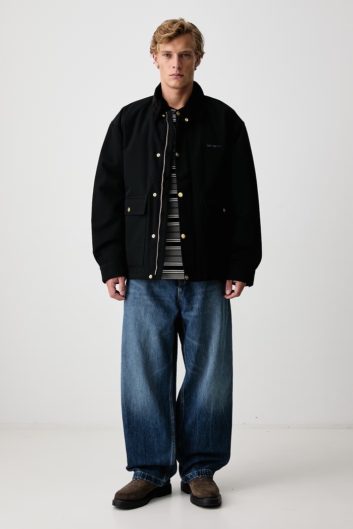 Carhartt WIP Brandon Pant jeansy loose męskie I035893 niebieski AW26