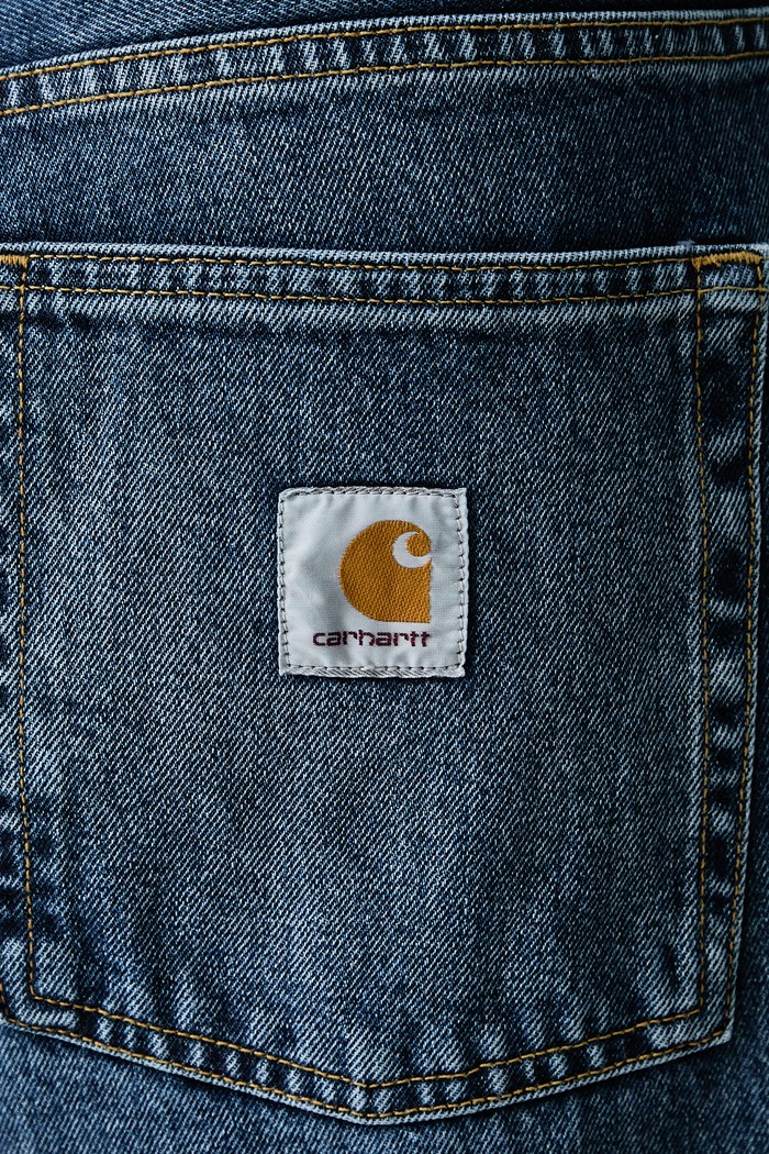 Brandon Pant jeansy loose męskie Carhartt WIP niebieski I035893