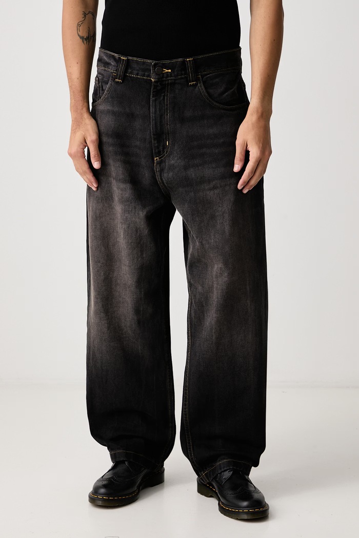 Carhartt WIP Brandon Pant джинси loose чоловічі чорний I035893
