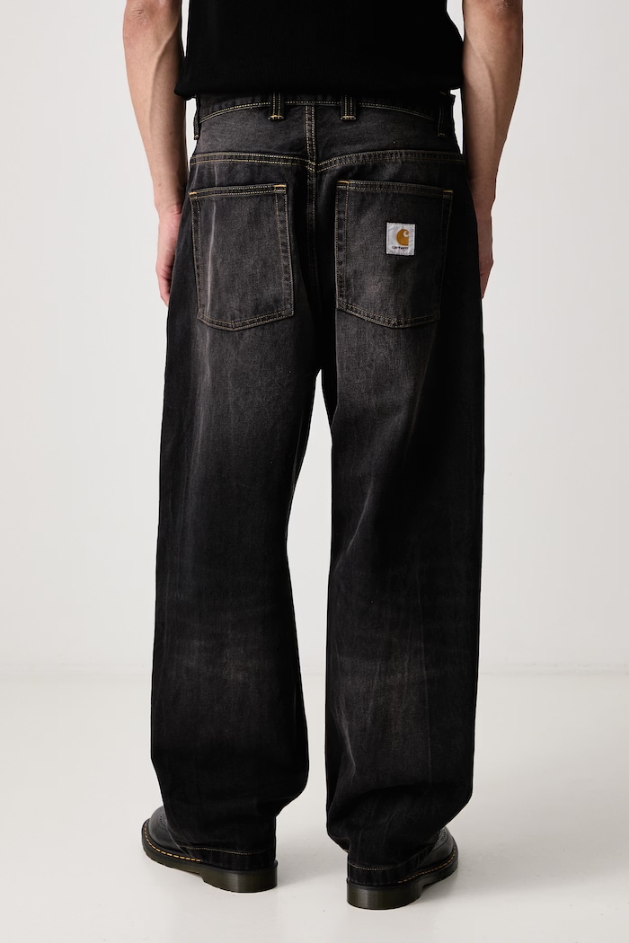 Одяг Carhartt WIP Brandon Pant джинси loose чоловічі I035893 чорний