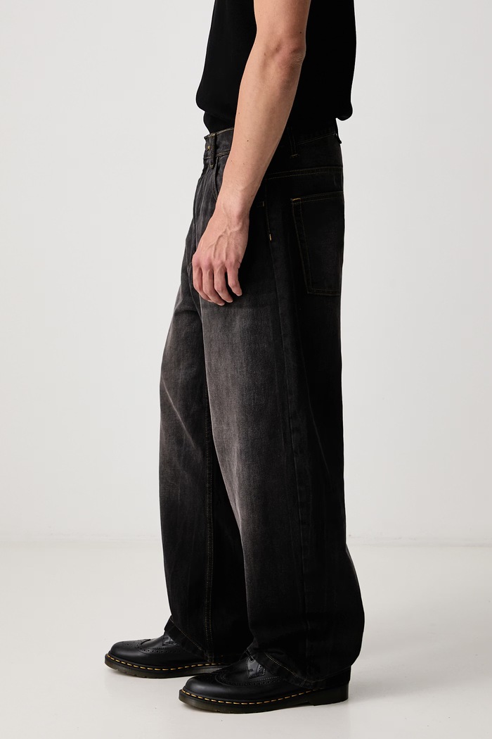 Brandon Pant джинси loose чоловічі Carhartt WIP I035893 чорний