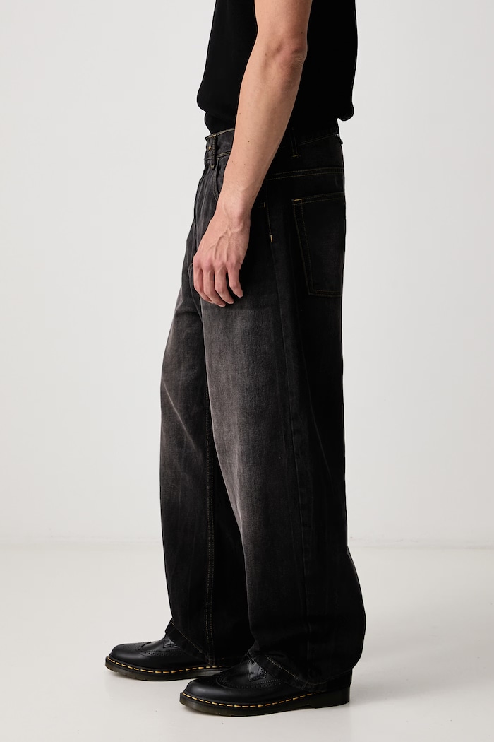 Brandon Pant джинси loose чоловічі Carhartt WIP I035893 чорний
