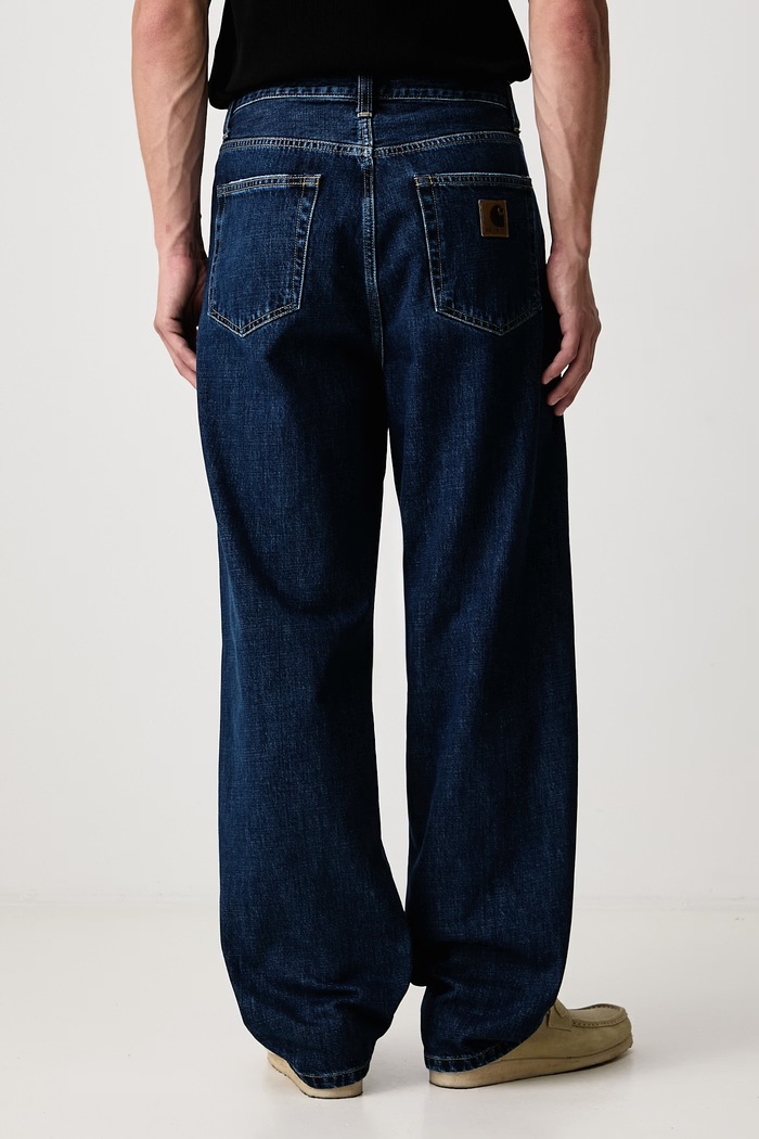 Clothing Carhartt WIP Aaron Pant tapered jeans Men's I036728 navy