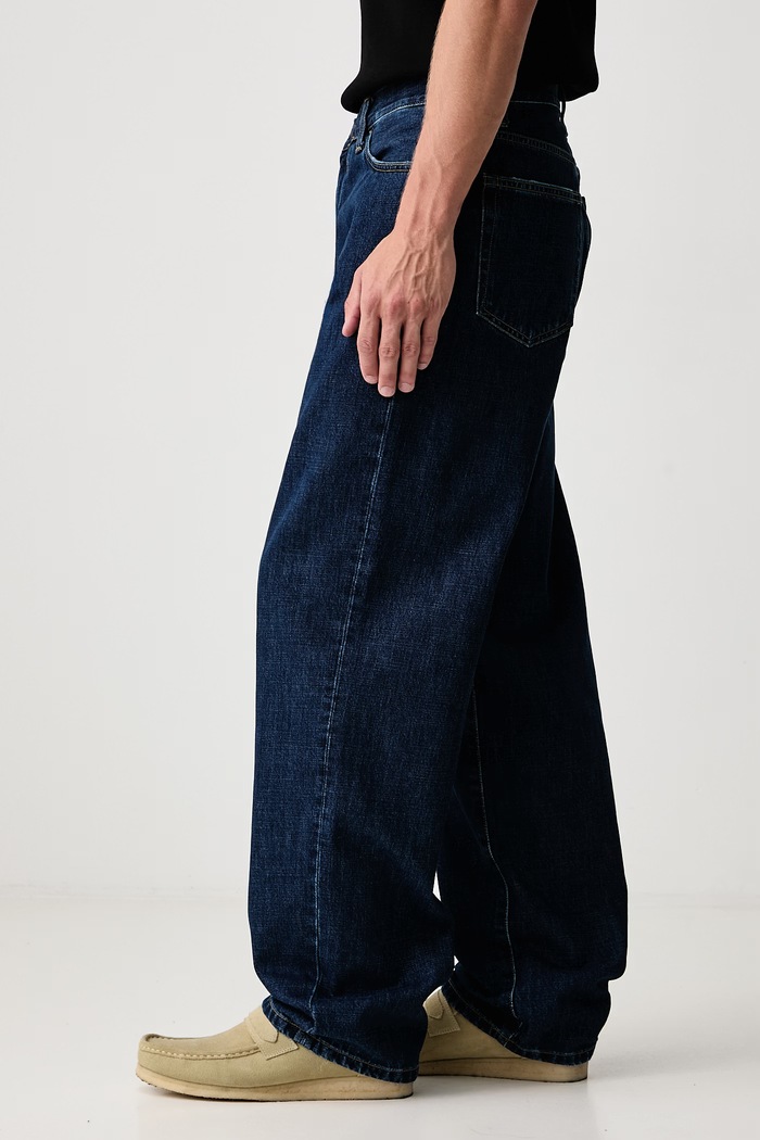 Aaron Pant tapered jeans Men's Carhartt WIP I036728 navy