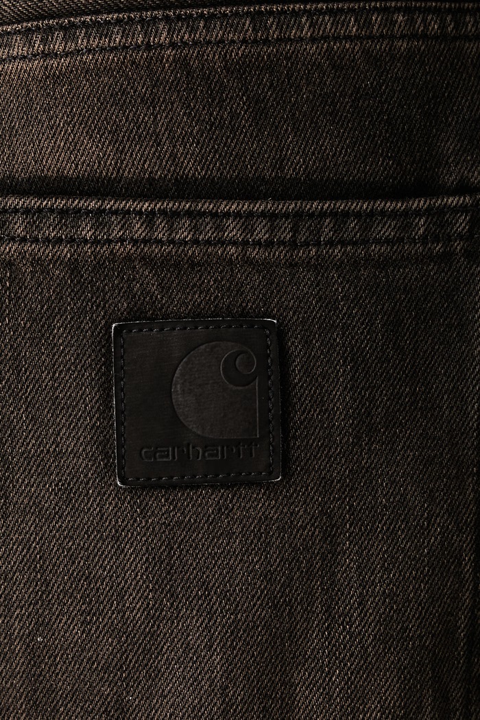 Aaron Pant jeansy tapered męskie Carhartt WIP brązowy I036728