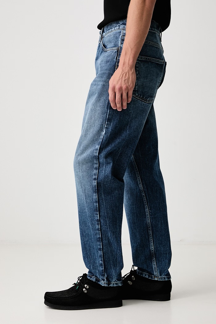 Newel Pant jeansy relaxed fit męskie Carhartt WIP I029208 niebieski