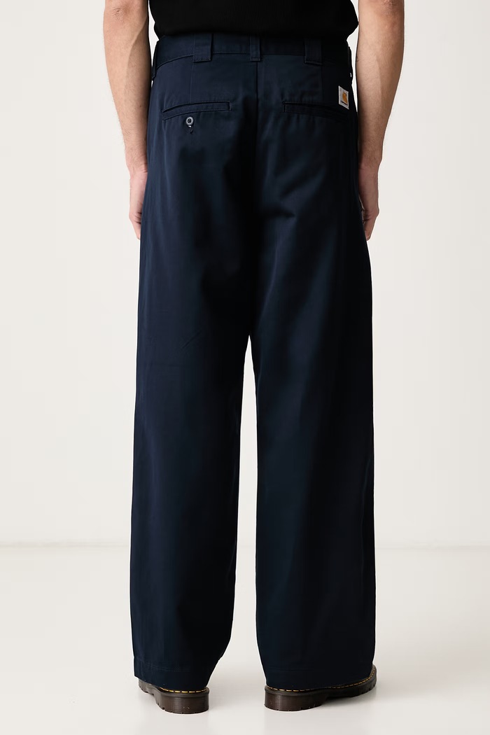 Abbigliamento Carhartt WIP OG Master Pant pantaloni straight da uomo I037064 blu navy