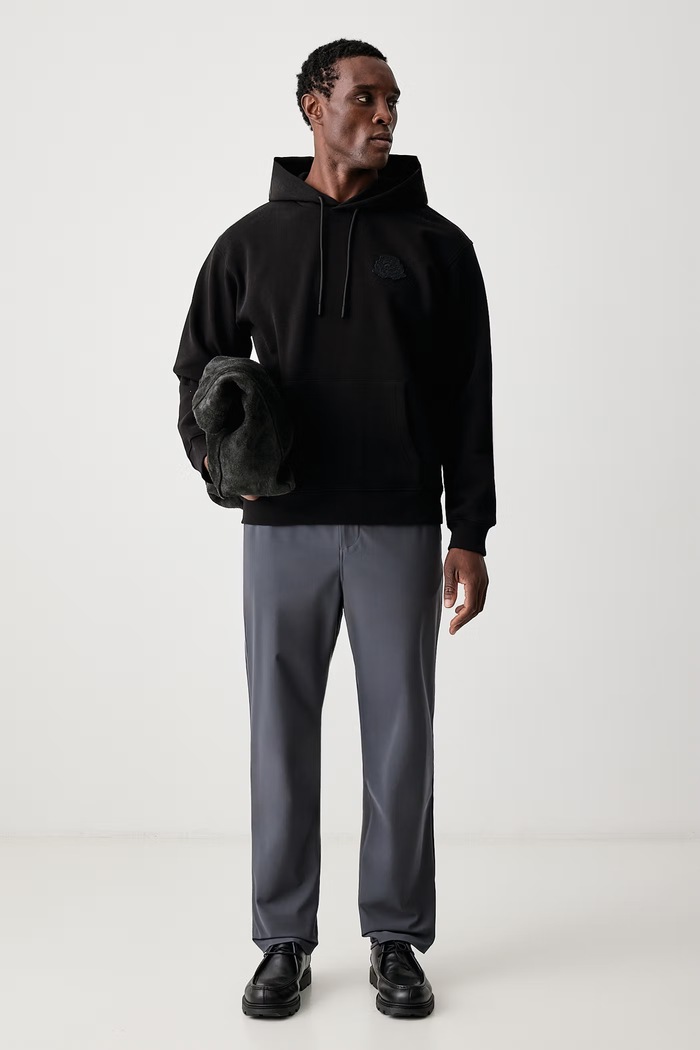 Lacoste Spodnie męskie HH2350 szary AW26