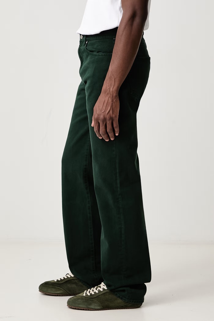 Jeansy regular męskie Lacoste HH2321.YZP zielony