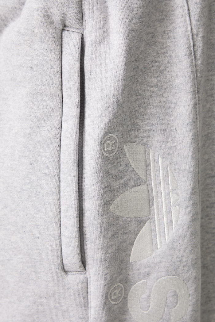 Adisignature NY spodnie dresowe męskie z bawełną adidas Originals szary LD1614