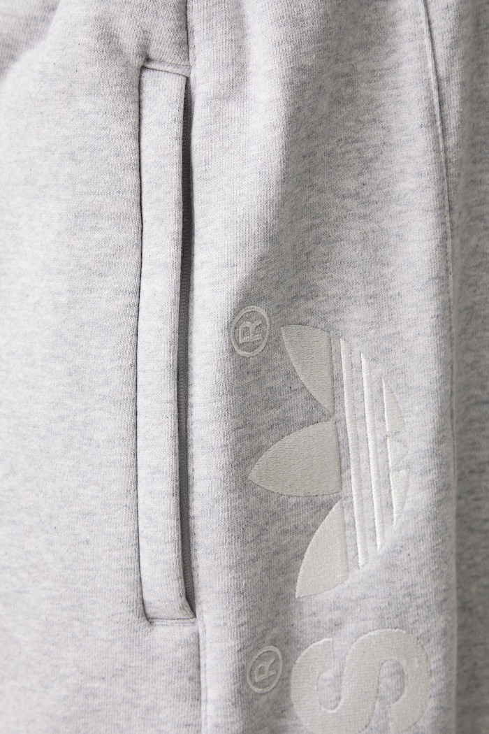 Adisignature NY spodnie dresowe męskie z bawełną adidas Originals szary LD1614