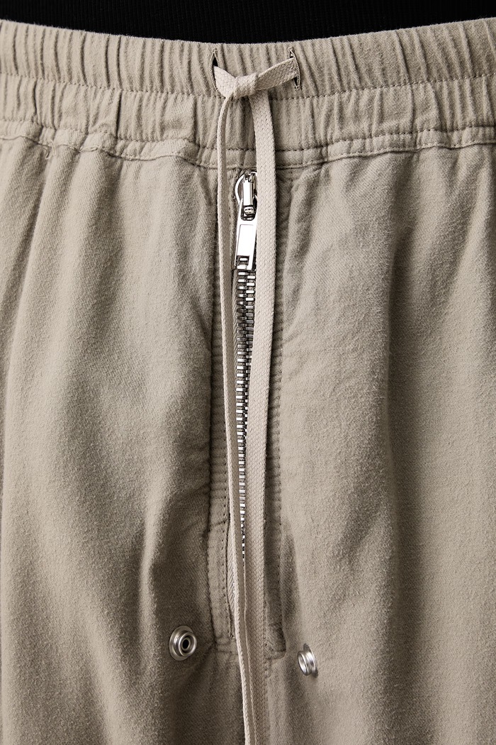 Double Cargo Jumbo Belas hlače od pamuka za muškarce Rick Owens DRKSHDW bež DU02F6398.CFL