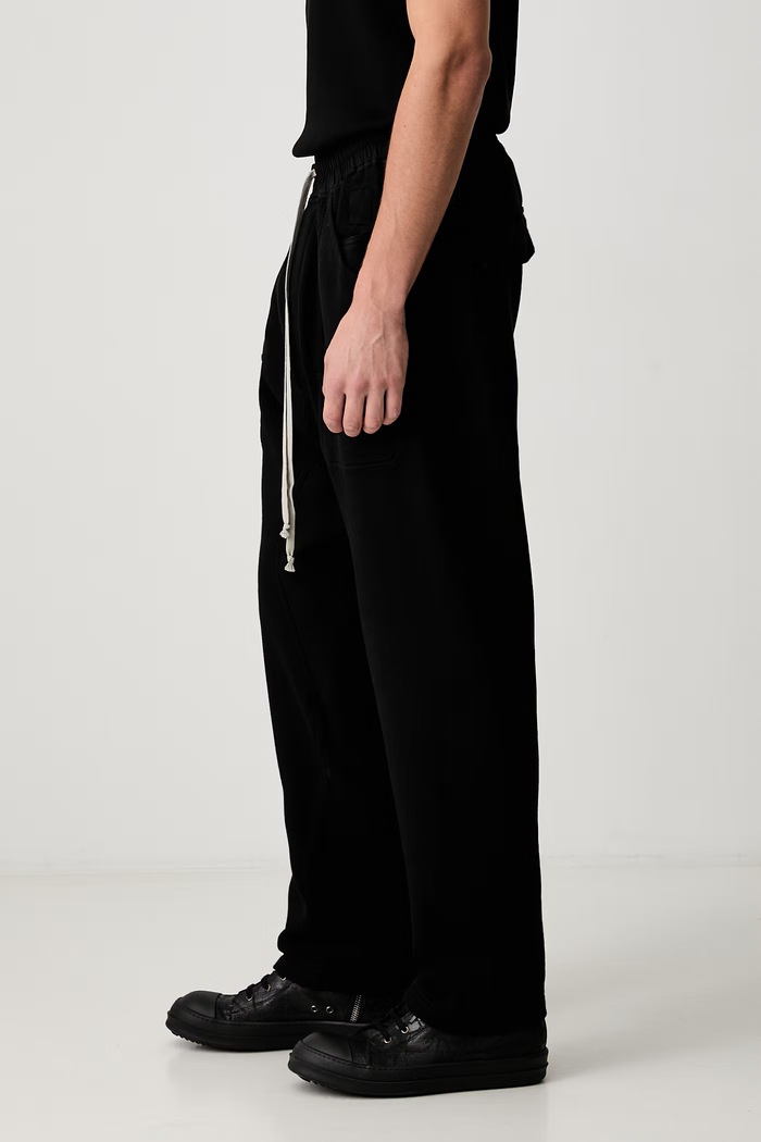 Classic Cargo donji dio trenirke od pamuka s elastanom za muškarce Rick Owens DRKSHDW DU02F6370.F crna