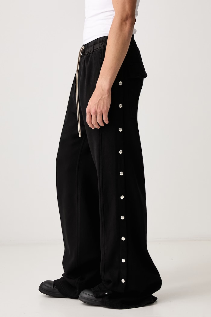 Wide pusher donji dio trenirke od pamuka za muškarce Rick Owens DRKSHDW DU02F6393.F crna