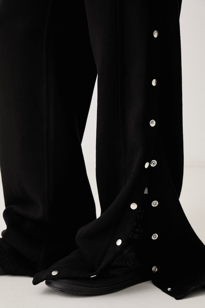 Rick Owens DRKSHDW Wide pusher donji dio trenirke od pamuka za muškarce DU02F6393.F