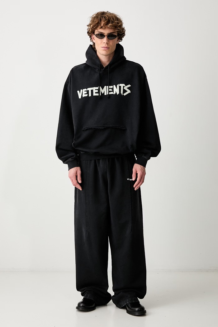 Vetements Sweatpants cotton Men's MH27SP192B black AW26