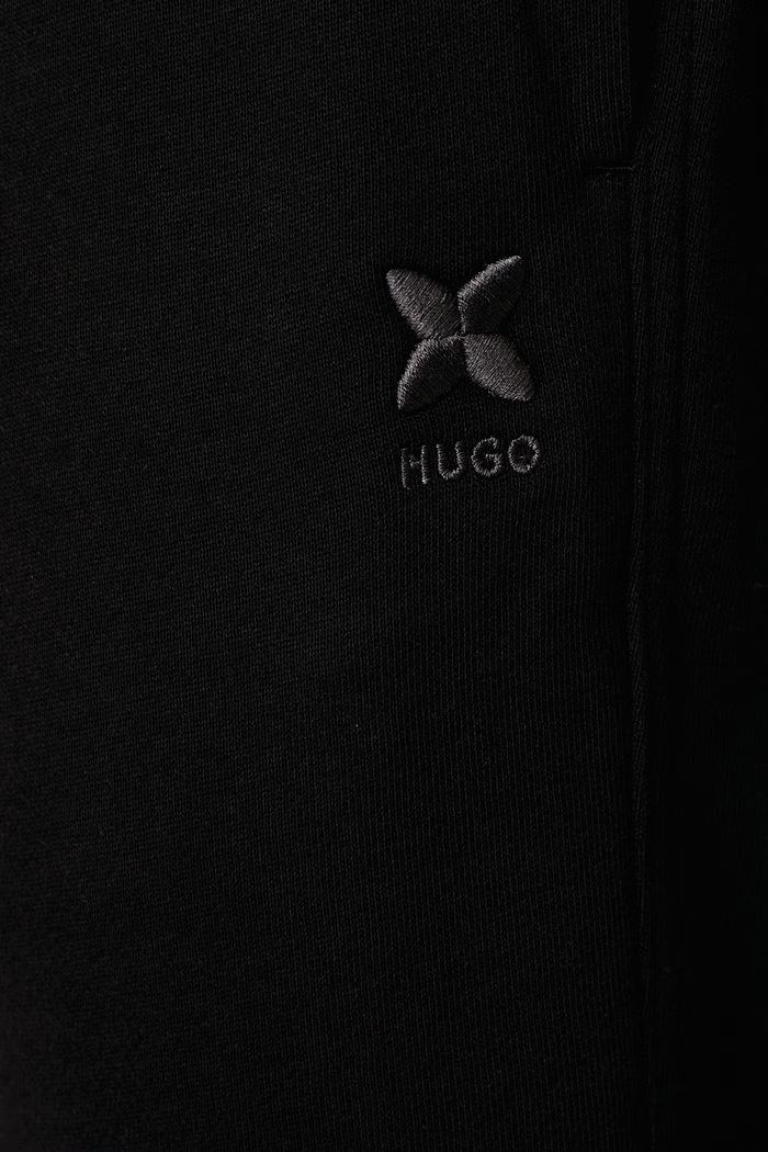 Donji dio trenirke za muškarce od pamuka Nostent HUGO Blue 50567879 crna