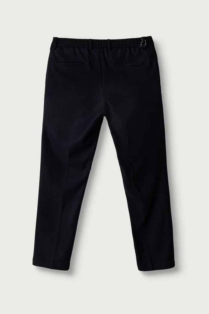 BOSS Slim fit hlače za muškarce s dodatkom vune P-Genius-CW-WG-264 50571997 mornarsko plava AW26