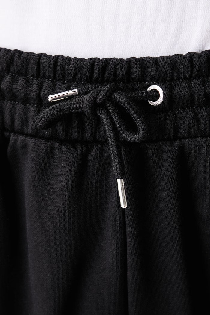 Spodnie dresowe męskie z bawełną Essential The North Face czarny NF0A8JBBJK31