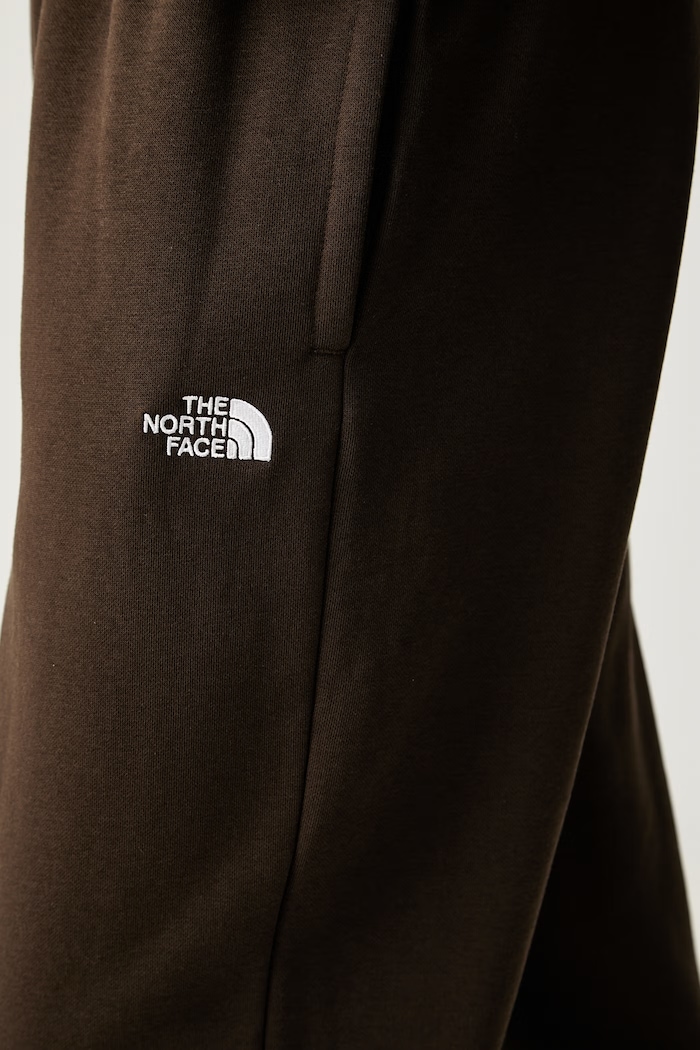 The North Face spodnie dresowe męskie z bawełną Evolution brązowy NF0A8CWYNMF1