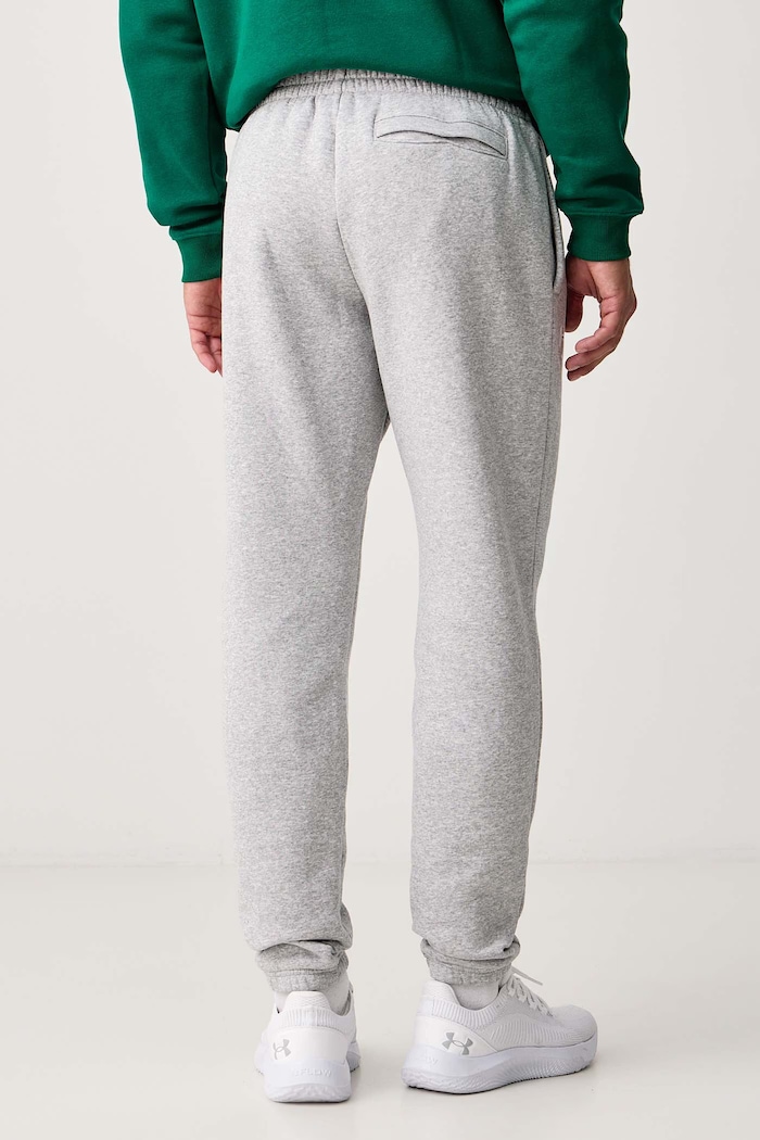 Odzież Under Armour Spodnie dresowe męskie z bawełną Essential Fleece 1373882.013 szary