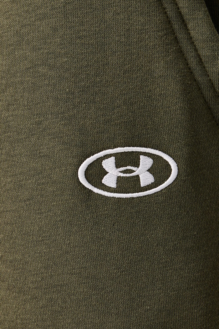 Spodnie dresowe męskie z bawełną Rival Under Armour 6017021 zielony