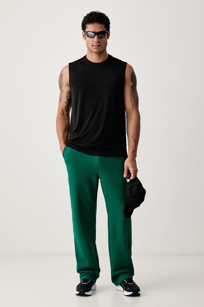 Under Armour Spodnie dresowe męskie z bawełną Rival 6013444 zielony AW26