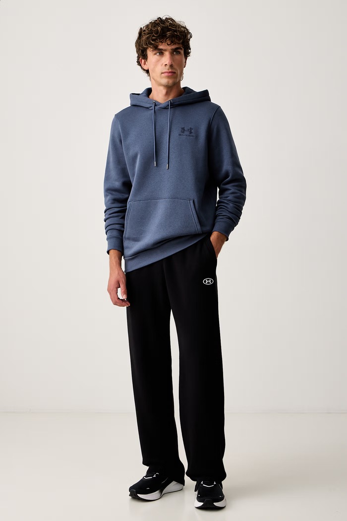 Under Armour Spodnie dresowe męskie z bawełną Rival 6013444 czarny AW26