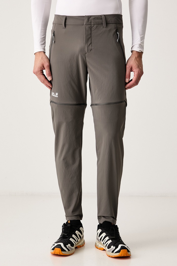 Jack Wolfskin Trekové kalhoty pánské HIKEOUT šedá A63928