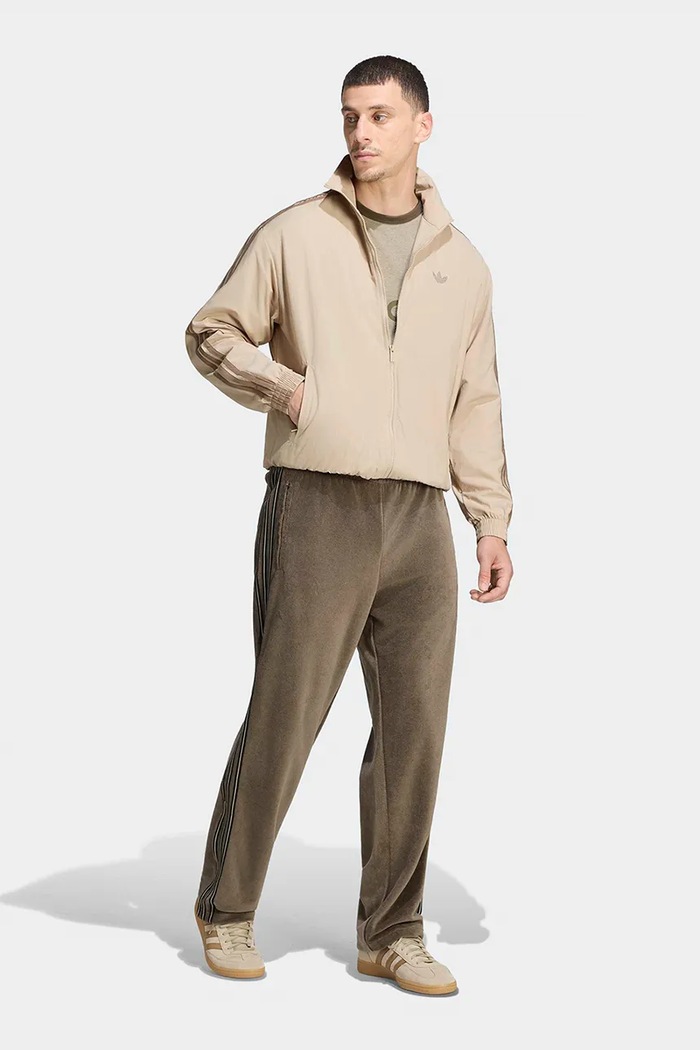 Ruházat adidas Originals Melegítő férfi Firebird Velour KE4165 barna