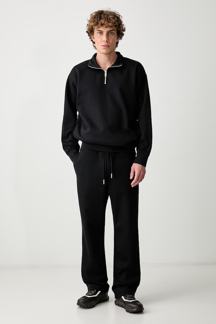 On Club Collective pantaloni da tuta con cotone da uomo 1MH10690553 nero AW26