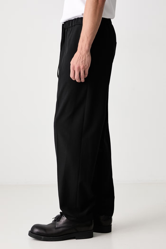 Spodnie z wełną męskie MM6 Maison Margiela SH0KA0023.M36020 czarny