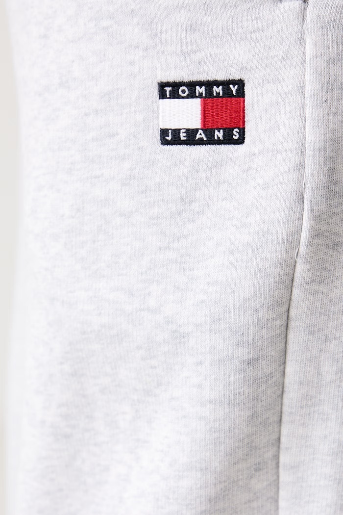 Trenirka moška z bombažem Tommy Jeans DM0DM23729 siva