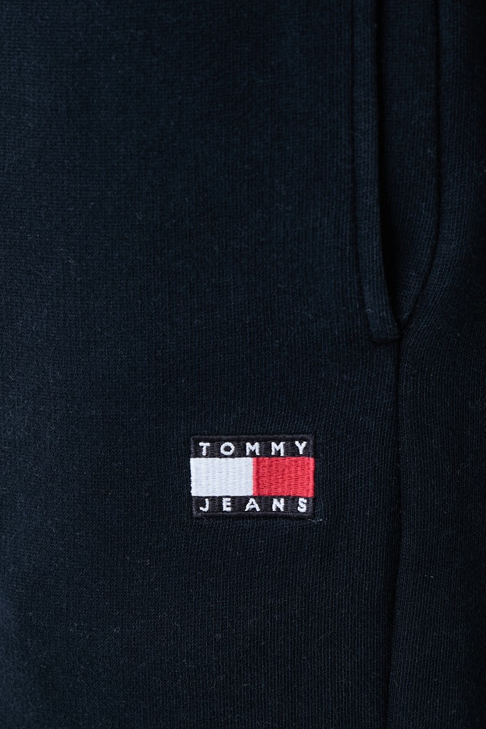 Παντελόνι επίσημο ανδρικό με βαμβάκι Tommy Jeans DM0DM23729 σκούρο μπλε