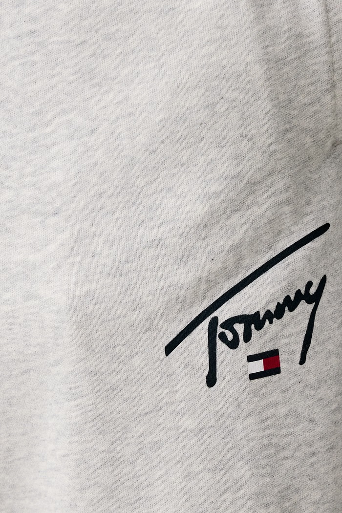 Spodnie dresowe męskie bawełniane Tommy Jeans DM0DM23593 szary