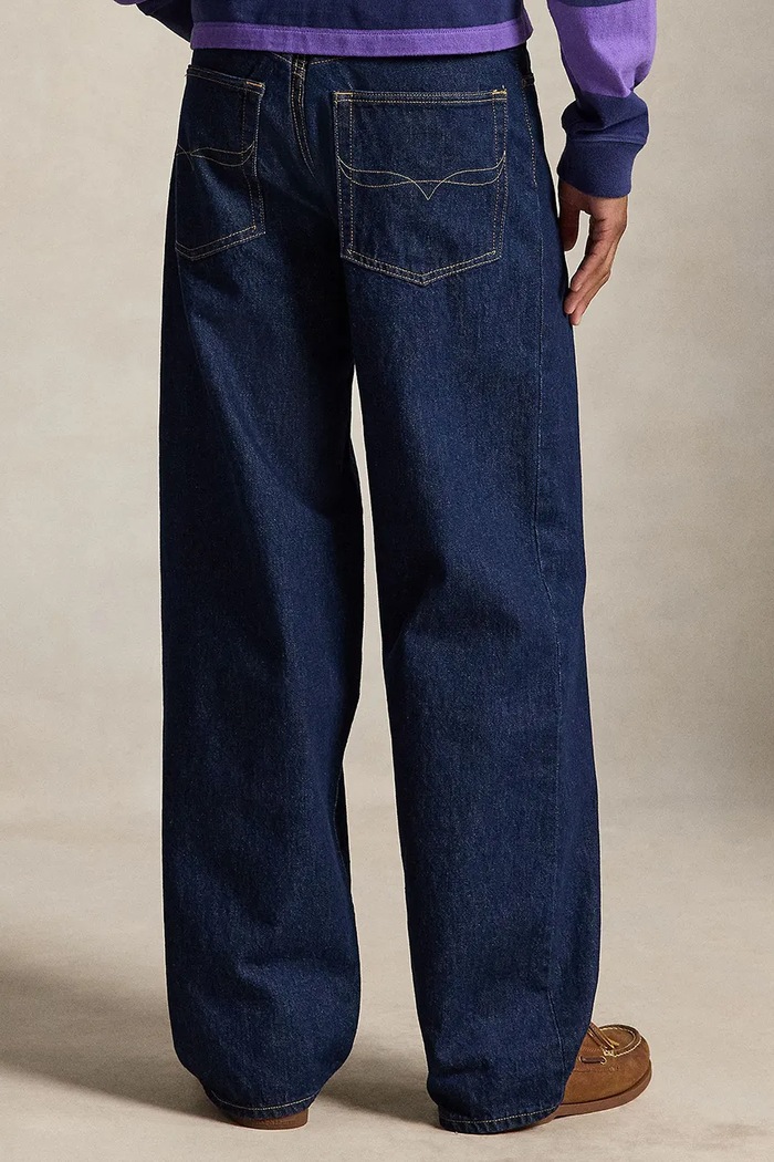Polo Ralph Lauren jeansy relaxed fit męskie 710B24284 granatowy AW26