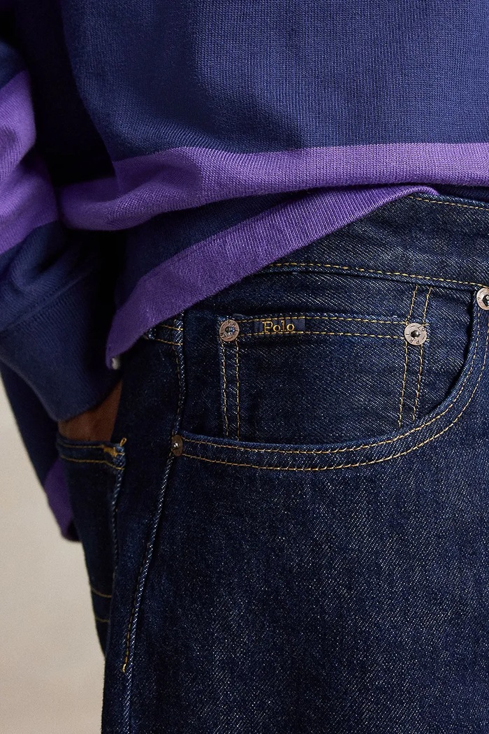Polo Ralph Lauren jeansy relaxed fit męskie granatowy 710B24284