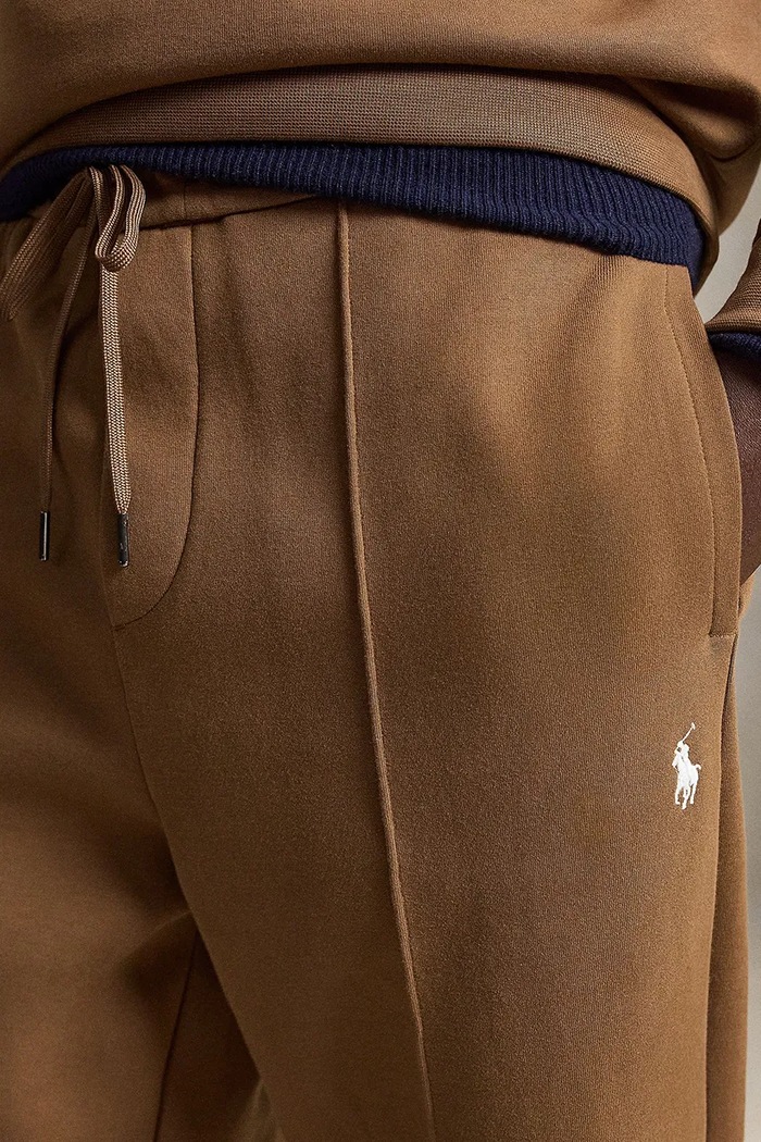 Polo Ralph Lauren spodnie dresowe męskie z bawełną brązowy 710B30262
