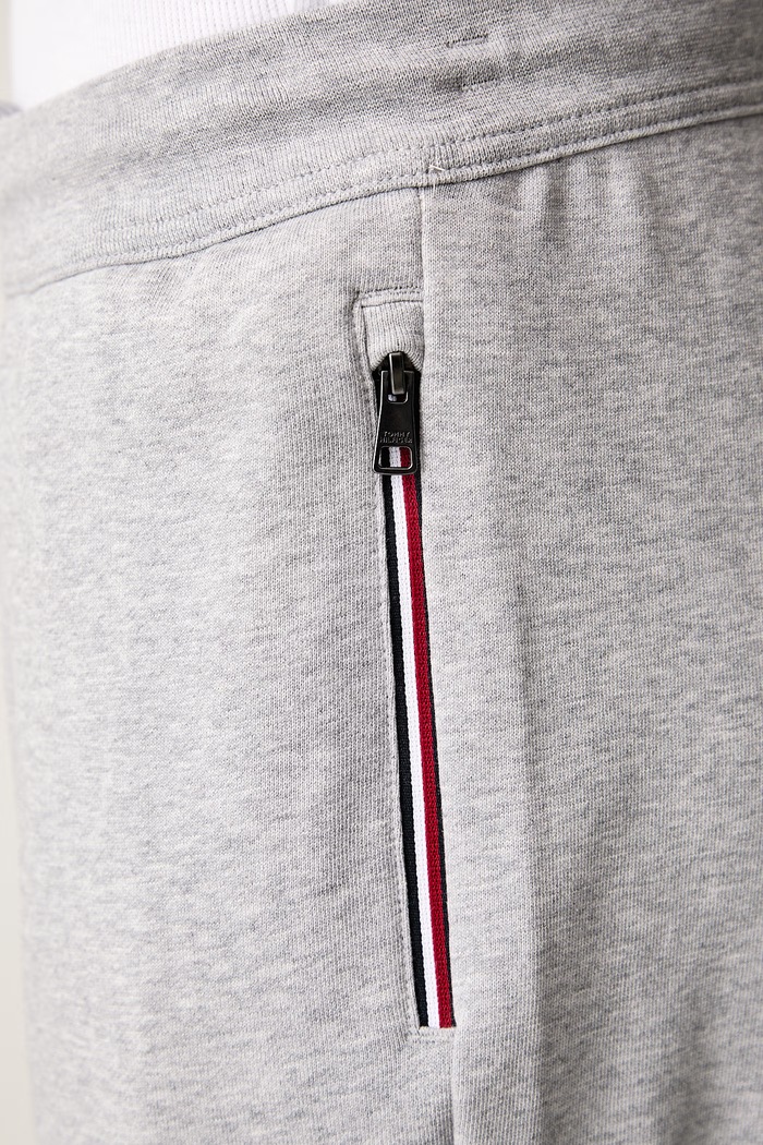 Spodnie dresowe męskie bawełniane Tommy Hilfiger MW0MW44991 szary