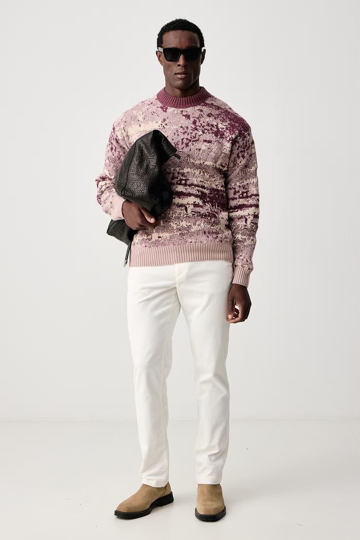 Tommy Hilfiger Hlače za muškarce od samta MW0MW44822 bež AW26