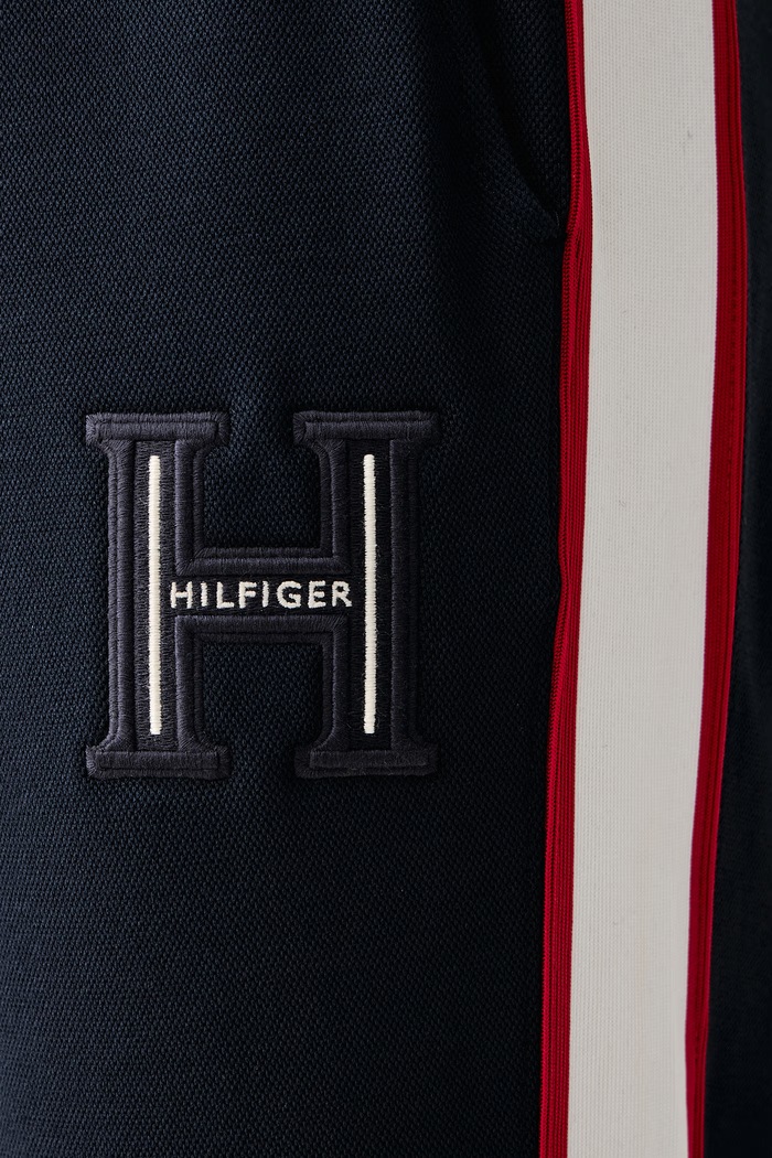 Παντελόνι επίσημο ανδρικό με βαμβάκι Tommy Hilfiger MW0MW44995 σκούρο μπλε