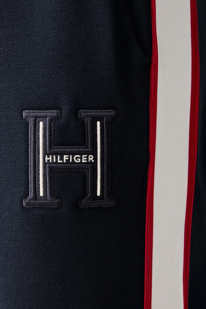 Παντελόνι επίσημο ανδρικό με βαμβάκι Tommy Hilfiger MW0MW44995 σκούρο μπλε