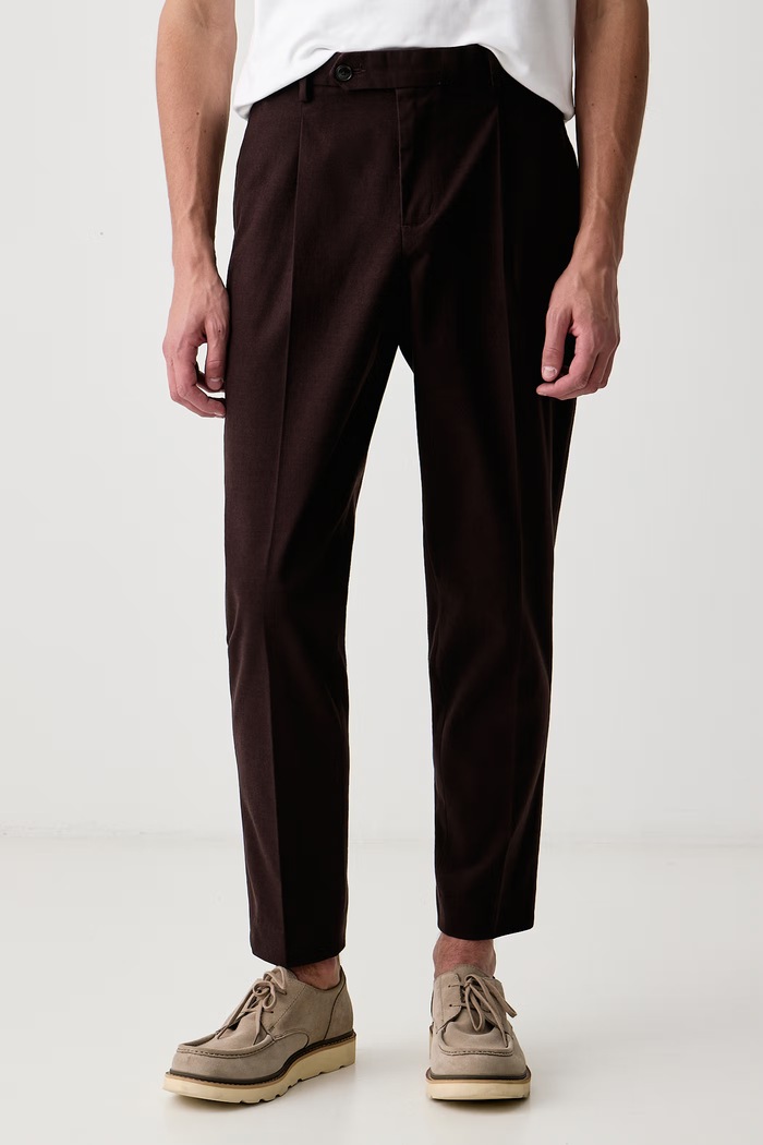 Tommy Hilfiger Spodnie męskie z bawełną brązowy MW0MW45058